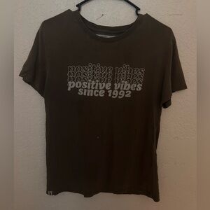 Dutch bros green positive vibes t shirt